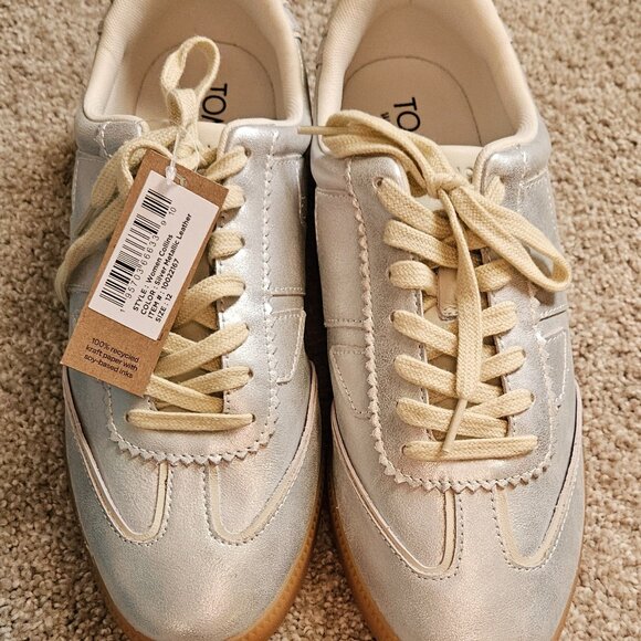 Toms Collins Silver Sneakers - Picture 6 of 7
